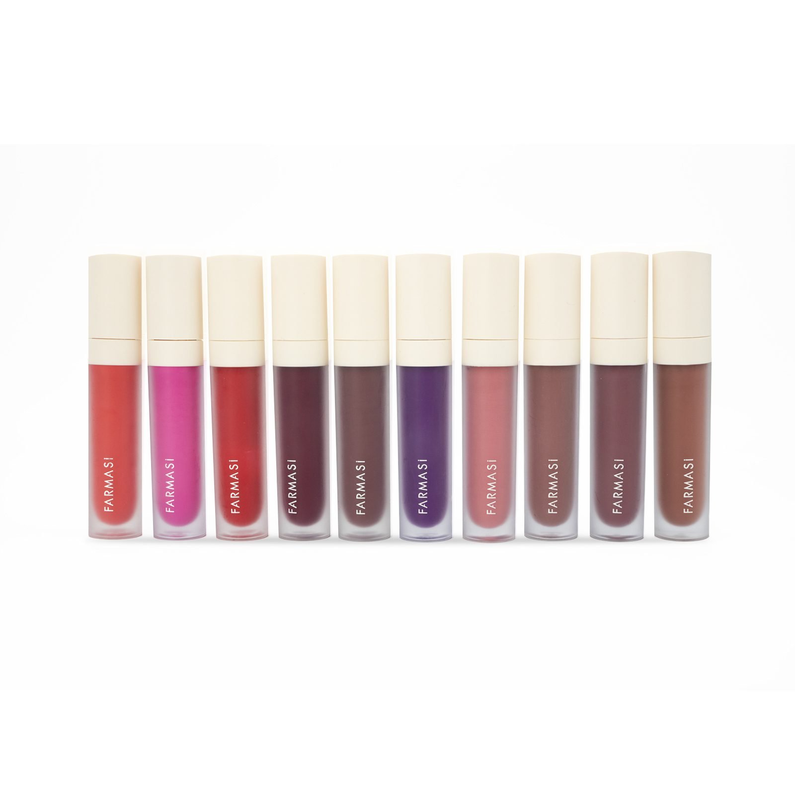 Latina Lip Lacquer Set of 10 FARMASI
