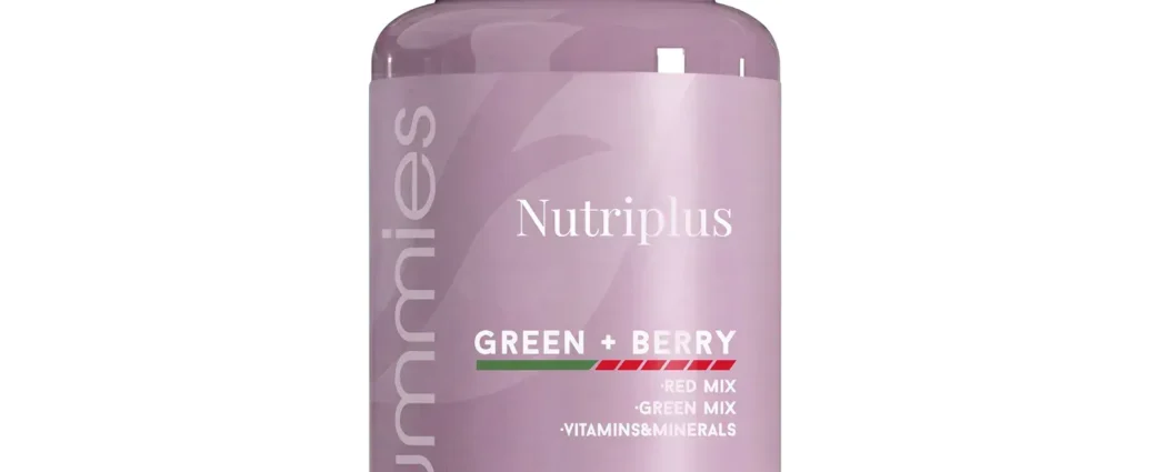Nutriplus Gummies Green & Berry Farmasi gummies vitamines énergie superaliments verts et rouges