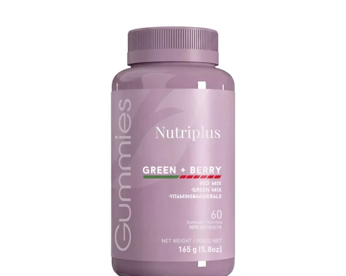 Nutriplus Gummies Green & Berry Farmasi gummies vitamines énergie superaliments verts et rouges